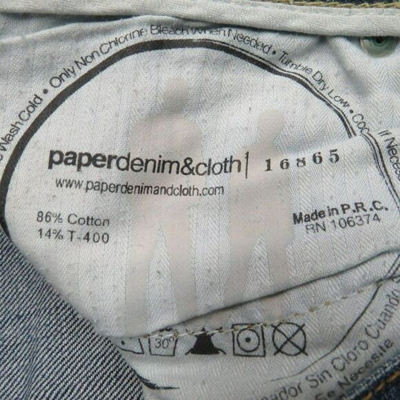 Paper Denim & Cloth Bootcut Jeans Women's Size 30 Medium Wash Blue Denim 30X32 - Picture 4 of 12